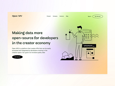 Open/API/ — Open Source Landing Page