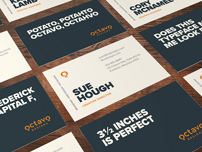 Octavo Designs Business Cards