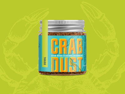 Crab Dust Seafood Seasoning Packaging