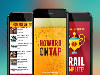 Howard On Tap beer beer app beer trail economic development howard county map maryland