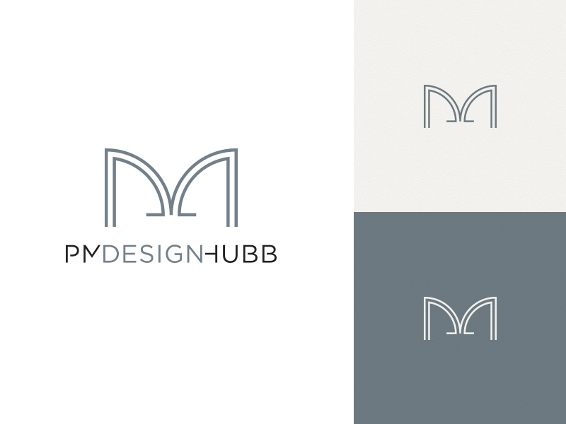 Pm Design Hubb Logo By Octavo Designs On Dribbble