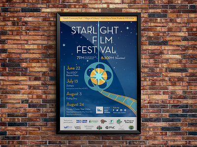 Starlight Film Festival Poster film festival poster library poster reel