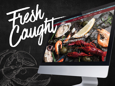 Lighthouse Seafood & Deli Website fish maryland parallax seafood webdesign webdevelopment website