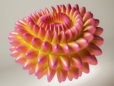 Flower 3d art color design digitalart flower geometry graphicdesign piacentino shape