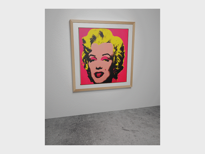 Deconstructive Art Gallery 3d andy warhol animation art design digital 3d digital art lichtenstein motion piacentino pop art render roy lichtenstein warhol