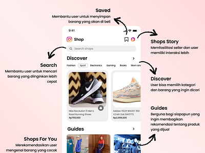 Redesign UI Instagram Shop