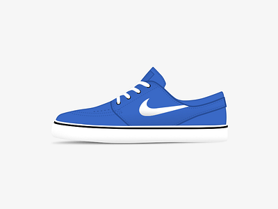 Nike SB Janoski clean illo illustration janoski kicks nike sb shoes sketch sneakers vector