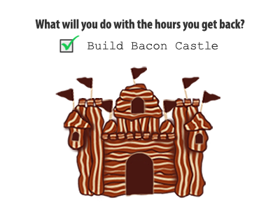 Bacon Castle ad bacon ron swanson silly. advertisement smartdeploy