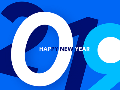 Happy New Year! 2019 design new year 2019 typography
