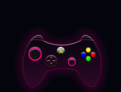 Illustration of a gamepad