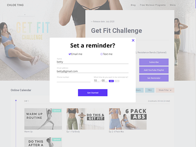 Chloe Ting Free Workout Programs ui web