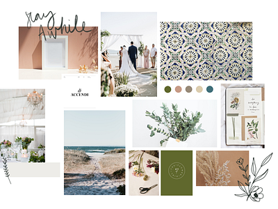 Client Moodboard branding florist freelance moodboard