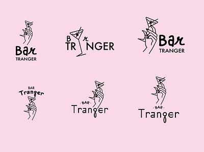Logo dump for Bar Tranger branding design freelance illustration logo logodesign minimal vector