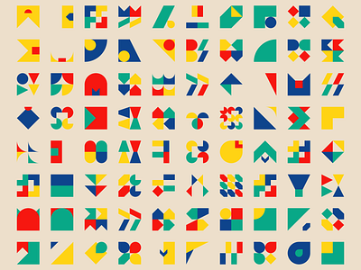 1300 Geometric shapes #1