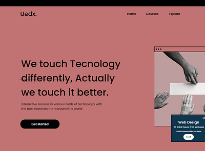 Home Page - UI Design branding graphic design ui