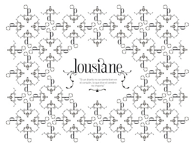 Lousiane Typography artnouveau freefont lousinae