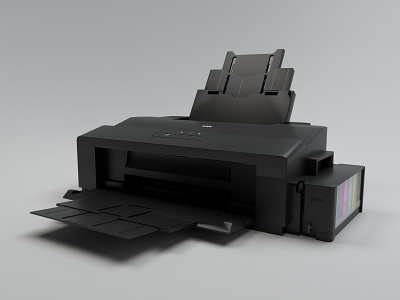 Epson L1800 printer model 3d 3d modeling visualization