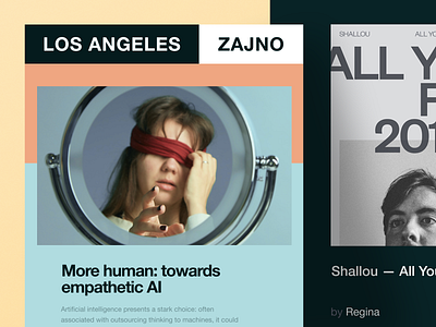 Zajno Newsletter #4: Humans On Fire ai art artificial intelligence brand communication community design agency digital email empathy humanity humans inspiration music newsletter people share technology ui ux zajno