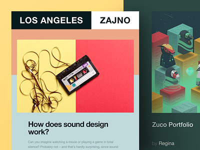 Zajno Newsletter #6: How does your design sound?