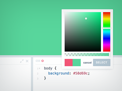 Colorpicker for Codrops Playground codrops colorpicker ui