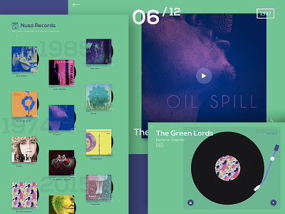 Interactive Record Player codrops css html interactive javascript record player template vinyl web audio api