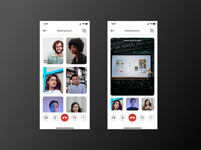 Meeting Apps | Ui Mobile Design meet meeting mobile mobile apps ui