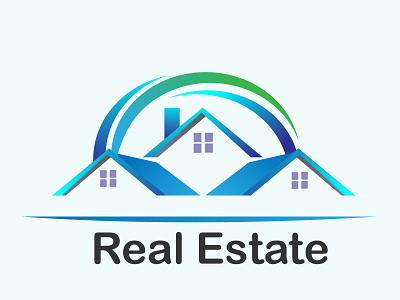 Real Estate logo 3d animation app branding design golden ratio graphic design illustration logo real estate vector