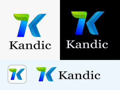 K abstract letter logo