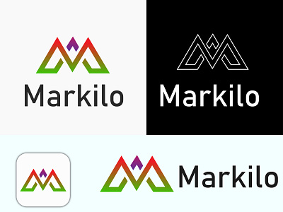 M letter logo app branding design golden ratio illustration logo m letter abstract letter logo m letter logo typography vector