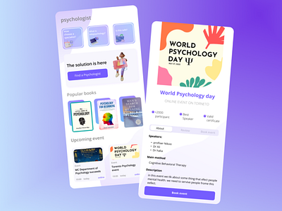 psychology mobile app design