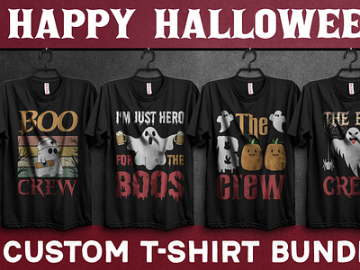 Happy Halloween custom T-shirt bundle.