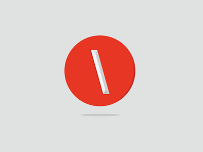 BrightRed\TBWA Logo Redesign bright circle figure icon illustration logo red redesign shadow