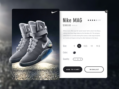 Nike Shoe Card