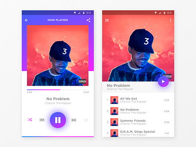 Daily UI #1 - Music Player