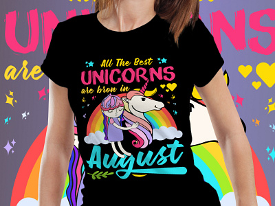 unicorn t-shirt design 0ne horn design graphic design illustration logo love t shirt tshirt tshirtdesign unicorn vector