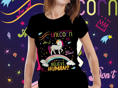 unicorn t-shirt design graphic design illustration logo love t shirt unicorn unicorntshirt vector
