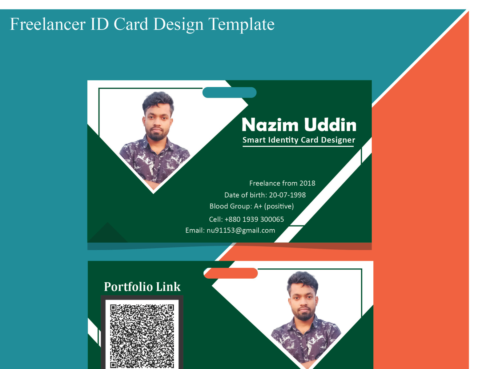 Blood Group Id Card