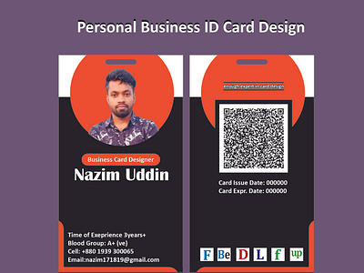 Personal Business id card design