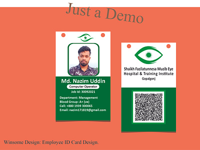 Employee id card design template-job id card design best id card best template employee id card id card design most popular idcard nazim id card nazim popular designer nazimuddin id card nazimuddin winsome design stuff id card winsome design id