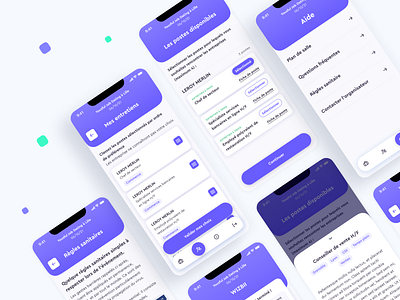 Waiting List App : WIZBII Event app design hiring mobile app ui ux