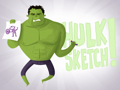 HULK SKETCH! avengers captain america character hulk illustration sketch