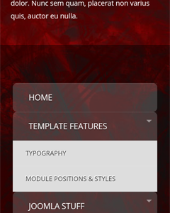 Mobile Menu