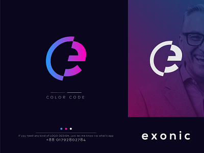 Exonic Logo Design | Abstract Logo Design