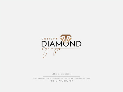 Diamond Group Logo Design | Simple Logo Design