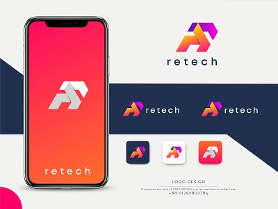 Retech Logo | Logo Branding | Logo Design | Logo