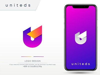 Uniteds Logo | Logo Branding | Logo Design | Logo | Letter U