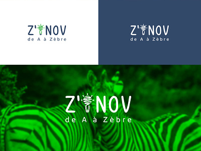 ZINOV Logo Design ! abstract logo branding business logo company logo design digital marketing logo graphic design illustration logo logo design vector website logo zebra logo
