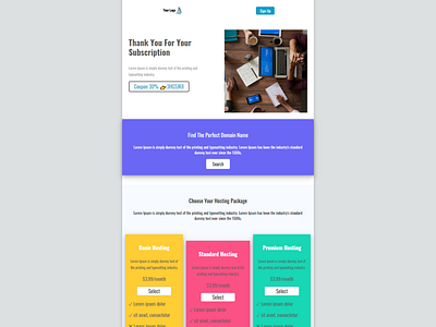Responsive HTML business template