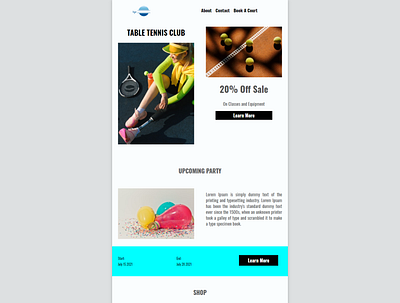 Responsive HTML Events & Sports template business email template email marketing template html e commerce template html events template html newsletter template html sports template newsletter template responsive html email template