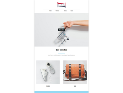 E-commerce Html Email Template By Sabbir Rahman On Dribbble